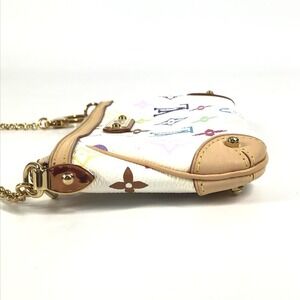 Louis Vuitton Multicolor Milla bag chain accessory handbag Blanc White